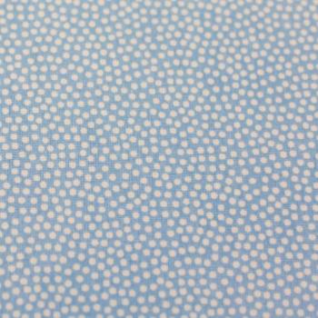 Baumwolle Dotty Hellblau/Weiß by Swafing